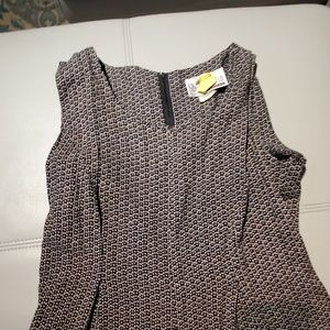 Black-and-tan jumpsuit